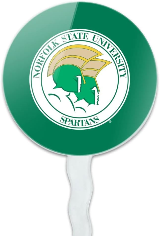 Norfolk State University Primary Logo Cupcake Picks Toppers Decoration Set of 6