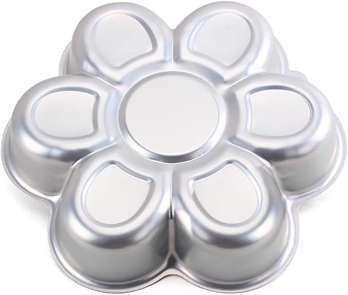 Flower Shaped Cake Pan, Aluminum 3D Flower Cake Mold for Baking Mould Tin Cake Pan