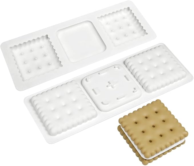 mostsom Silicone Mold Mousse Molds 3D Square Shape Biscuit Silicone Mold For Mousse Cake Baking Dessert Chocolate Truffle Pastry Tools Kitchen Accessories (E_ Square)