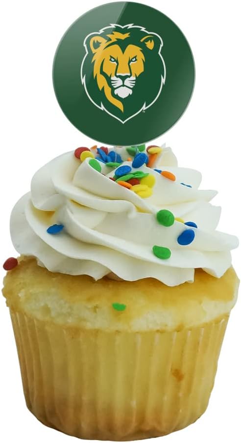 Southeastern Louisiana University Primary Logo Cupcake Picks Toppers Decoration Set of 6