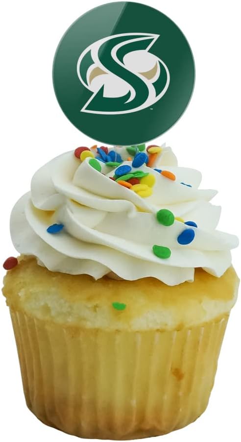Sacramento State University Primary Cupcake Picks Toppers Decoration Set of 6