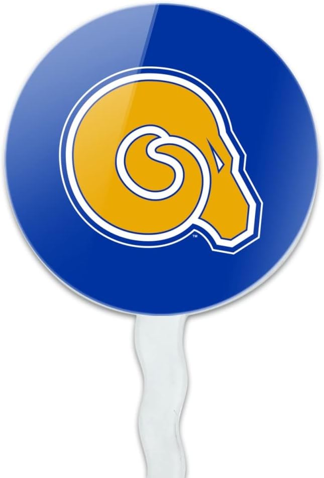 Albany State University Primary Logo Cupcake Picks Toppers Decoration Set of 6