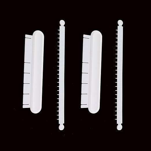 1 Set Plastic Cake Decorating Supplies Curved Ruler Baking Measurement Pastry Dessert Sculpting Tool Suitable for Families Coffee Shop Restaurants