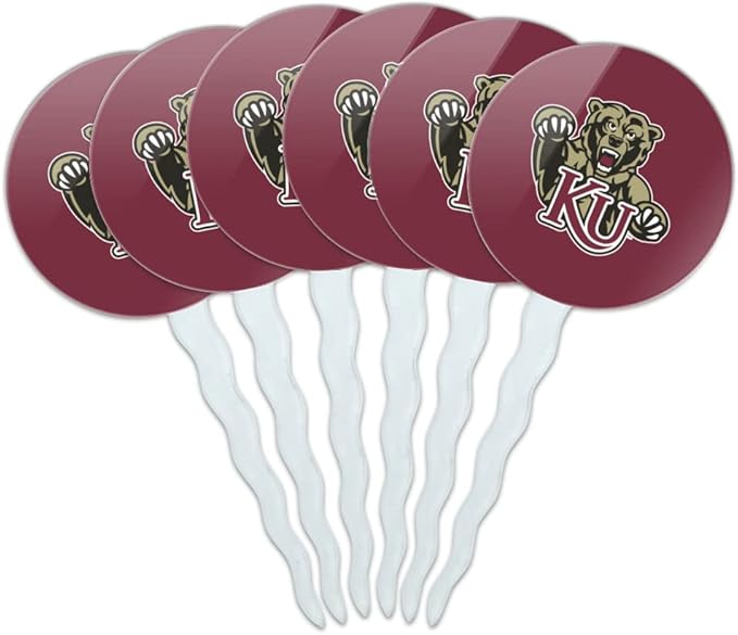 Kutztown Primary Logo Cupcake Picks Toppers Decoration Set of 6