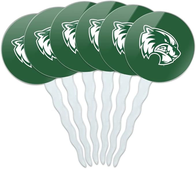 Utah Valley University Primary Logo Cupcake Picks Toppers Decoration Set of 6