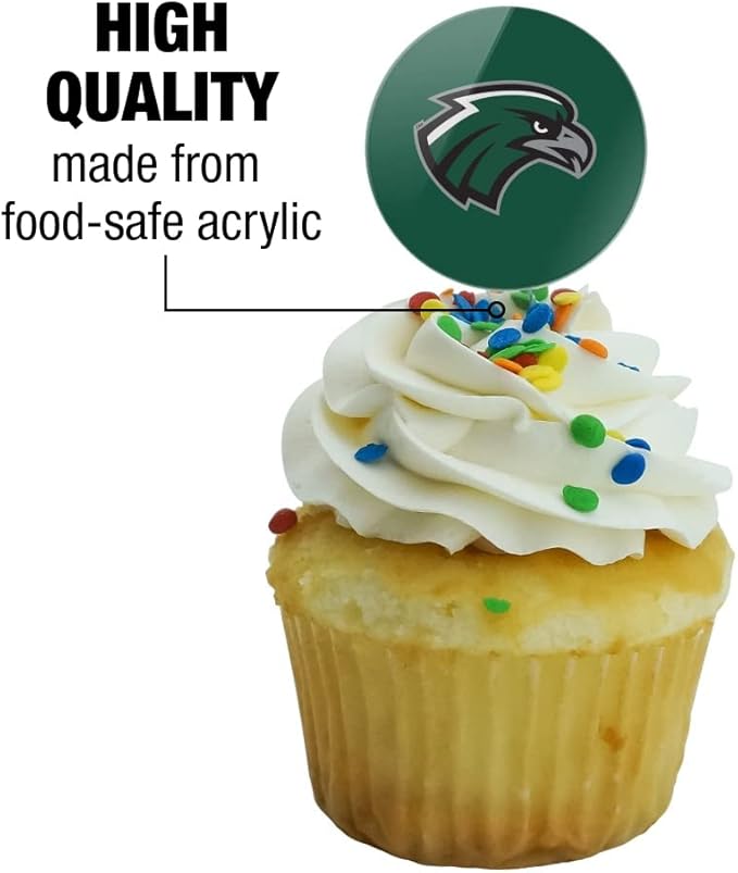 Northeastern State Primary Logo Cupcake Picks Toppers Decoration Set of 6