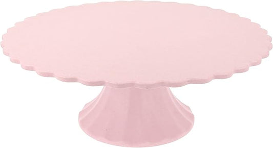 Meri Meri Medium Pink Reusable Bamboo Cake Stand (Pack of 1)
