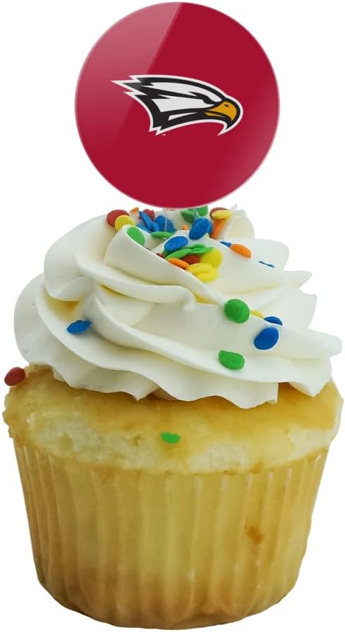 Polk State College Primary Logo Cupcake Picks Toppers Decoration Set of 6