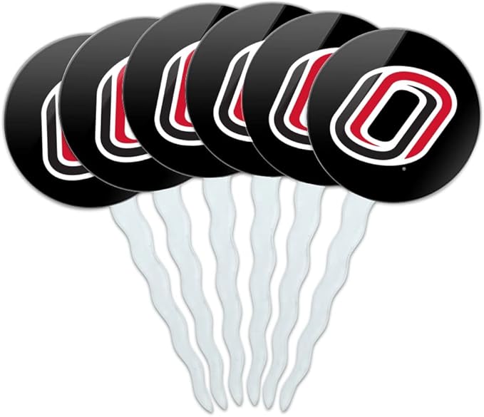 Omaha Primary Logo Cupcake Picks Toppers Decoration Set of 6