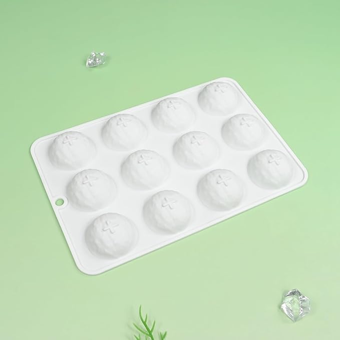 mostsom Silicone Mold Mousse Molds 12 Grids Walnut Shape Silicone Cake Baking Mold for Making Chocolate Mousse Dessert Baking Decorating Tools (B_ Walnut)
