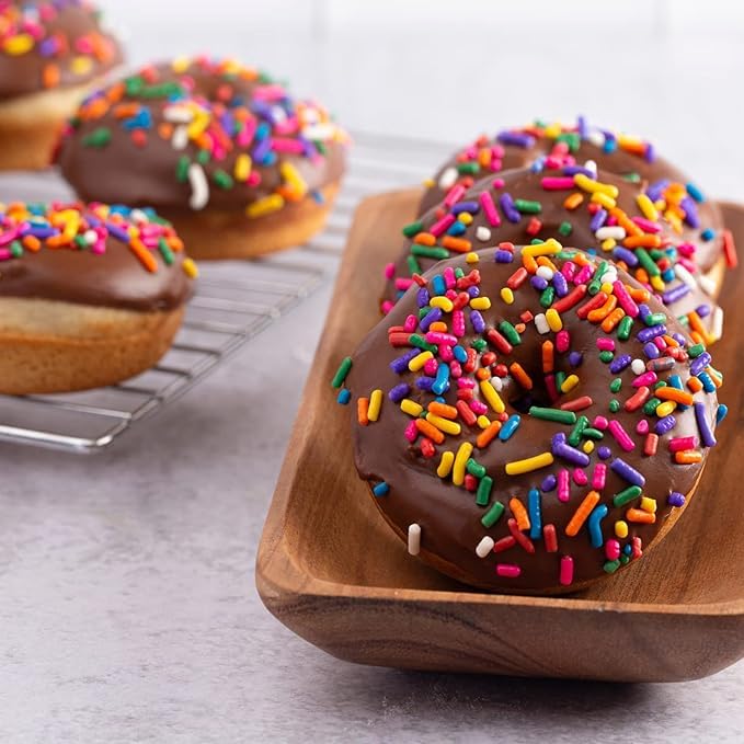 Rainbow Sprinkles - 1.6 Pounds - Ice Cream Sundae Toppings - Colorful Rainbow Jimmies for Cake Decorating, Baking, Cupcakes, Cookies