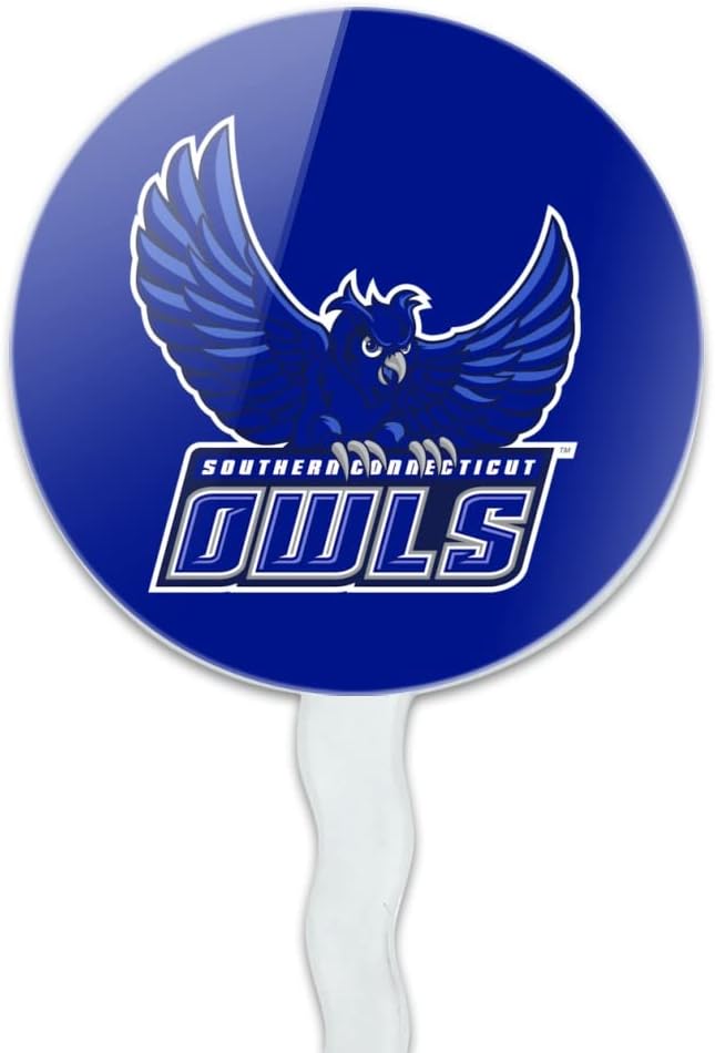Southern Connecticut State University Primary Logo Cupcake Picks Toppers Decoration Set of 6