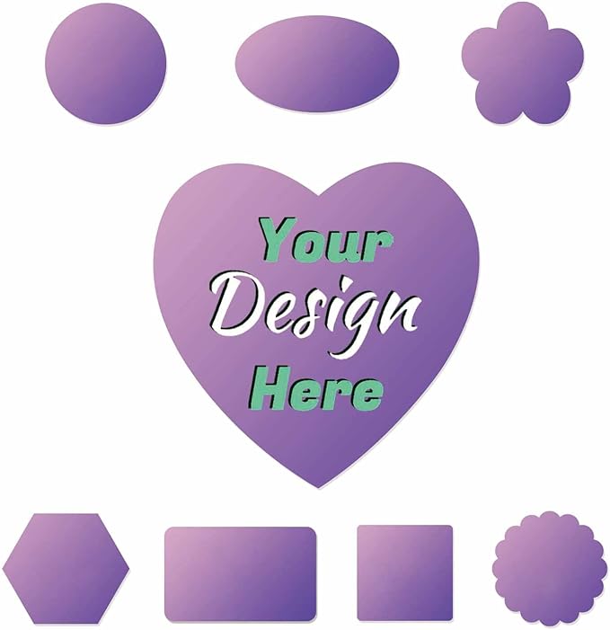 Custom Stickers for Business Logo Personalized Stickers Labels Customized with Photo, Name, Circle, Rectangle, Square, Waterproof Vinyl, Clear PVC,100,200pcs, 1",1.5",2", 3", 4",5" 6"
