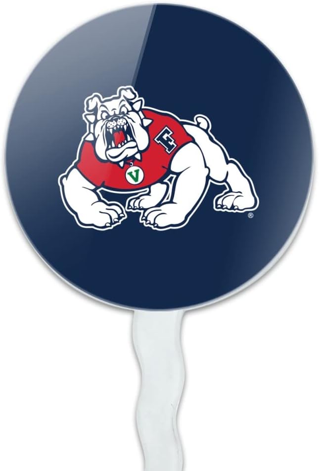 Fresno State Primary Logo Cupcake Picks Toppers Decoration Set of 6