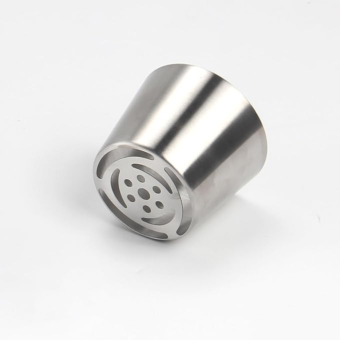 Extra Large Russian Piping Tips for Marshmallows Stainless Steel Flower Frosting Nozzles many styles Cake Decorating Baking tool for Buttercream, Cupcakes Cookies(SL02)