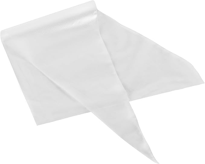 JAPCHET 400 PCS 21 Inch Large Piping Bags, Disposable Clear Plastic Pastry Bags, Thickened Cake Decorating Bag for Dessert, Pastry, Cupcake, Cookies
