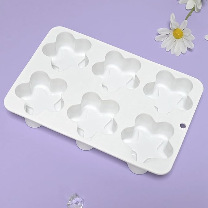 mostsom Star Shaped Mousse Silicone Molds Chocolate Cake Mould Dessert Baking Form Cake Decorating Tools (C_ Star)