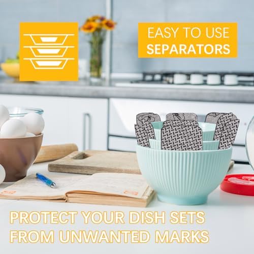 Pan Protectors for Stacking,Set of 18 and 3 Different Size,pan separators Protectors,Cookware Protector Set,Pot Protectors Stacking，Pot Pads Anti-Slip to Avoid Scratching or Marring When Stacking
