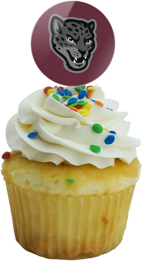 Texas A&M University-San Antonio Primary Logo Cupcake Picks Toppers Decoration Set of 6