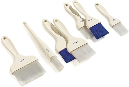 Carlisle FoodService Products 4039002 Galaxy Flat Brush, White, 1 1/2", 1.5" Height, 1.5" Width, 7" Length, Nylon