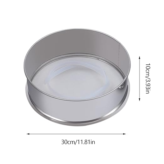 Electric Vibrating Sifter, Food Industrial Sifter Automatic Sieve Shaker 110V Electric Screening Vibrating Machine, 40 Mesh 60 Mesh Flour Powder Sifter for Sieve Particles Powders