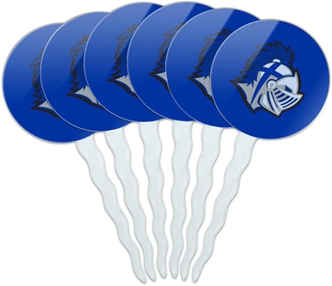 Southern Wesleyan University Primary Logo Cupcake Picks Toppers Decoration Set of 6
