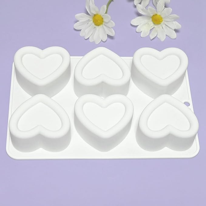 mostsom Heart Valentine's Day Mousse Cake Mold French Dessert Silicone Mold Chocolate Jelly Baking Tools Cake Decorating Tool (B_ Heart)