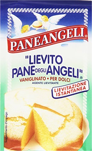 Paneangeli: "Lievito Pane degli Angeli" Vanilla Yeast - 16gr Packages (Pack of 4) [ Italian Import ]