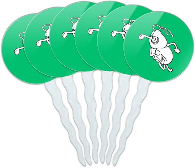 University of Arkansas at Monticello Primary Logo Cupcake Picks Toppers Decoration Set of 6
