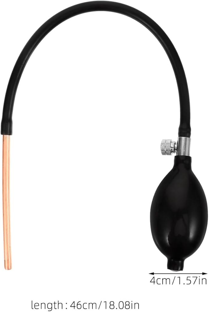STOBAZA 18 inch Sugar Blowing Pump, Manual Sugar Blower Pump Dessert & Candy Sculpting Tools, Sugar Blowing Tool for Candy Art Work