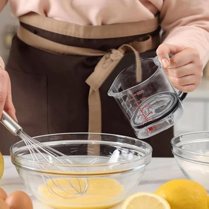 4-in-1 Adjustable Measuring Cup - Multi-Functional Up Cup Measuring Cup, With Adjustable Base & Scraper-Style Seal Base, Reusable Cup for Liquid & Dry Ingredients (1PC)