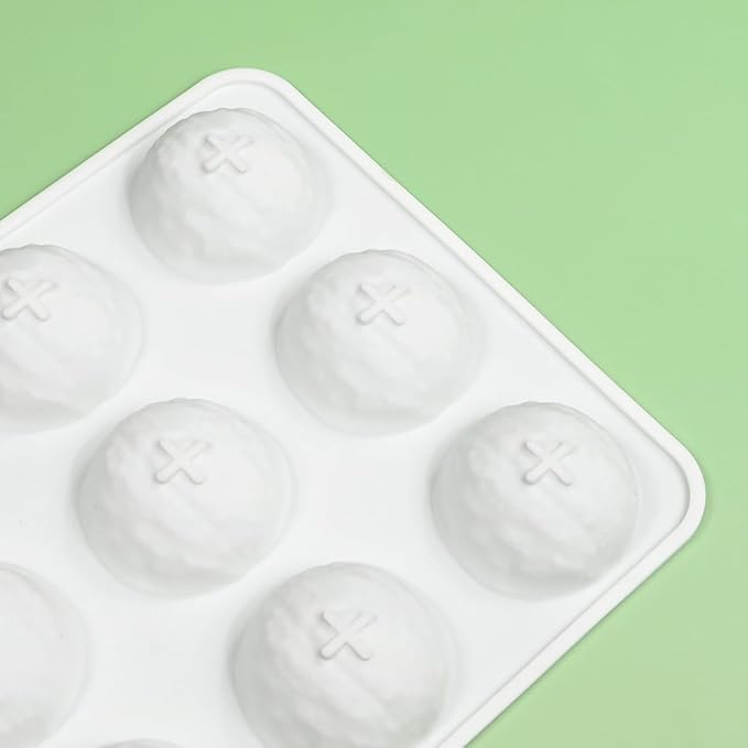 mostsom Silicone Mold Mousse Molds 12 Grids Walnut Shape Silicone Cake Baking Mold for Making Chocolate Mousse Dessert Baking Decorating Tools (B_ Walnut)