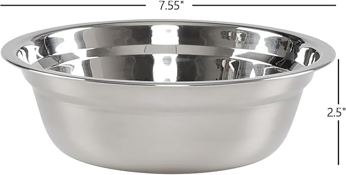 4-Pack Stainless Steel Mixing Bowls, Metal Nesting Bowls