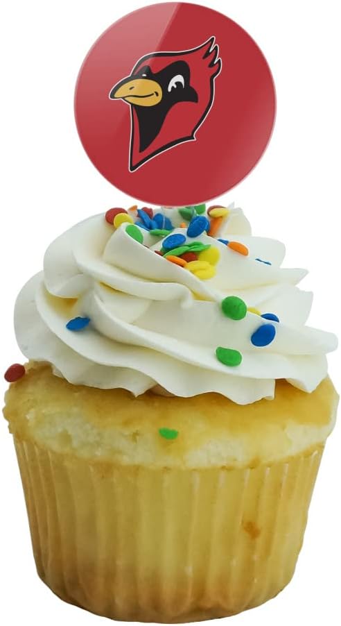 Otterbein University Primary Logo Cupcake Picks Toppers Decoration Set of 6