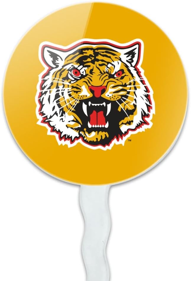 Grambling State University Primary Logo Cupcake Picks Toppers Decoration Set of 6