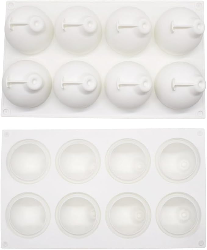 mostsom Round Shape Baking Mold For Pastry And Accessories Cake Decorating Tools Silicone Mould Bakeware Muffin Cupcake Molds (Round B_11.8X6.88X2.6 inch)