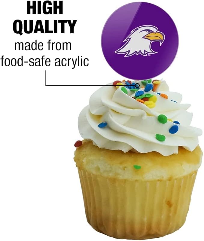 Ashland University Primary Logo Cupcake Picks Toppers Decoration Set of 6