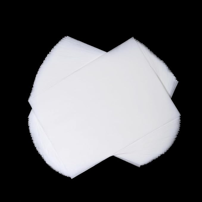 Parchment Paper Pre-Cut Sheets 2-Side Coating for Baking, Cooking, Frying, Oven & Flower Oil Extraction for Heating Press, 8"x12" 100 Pcs|Pack