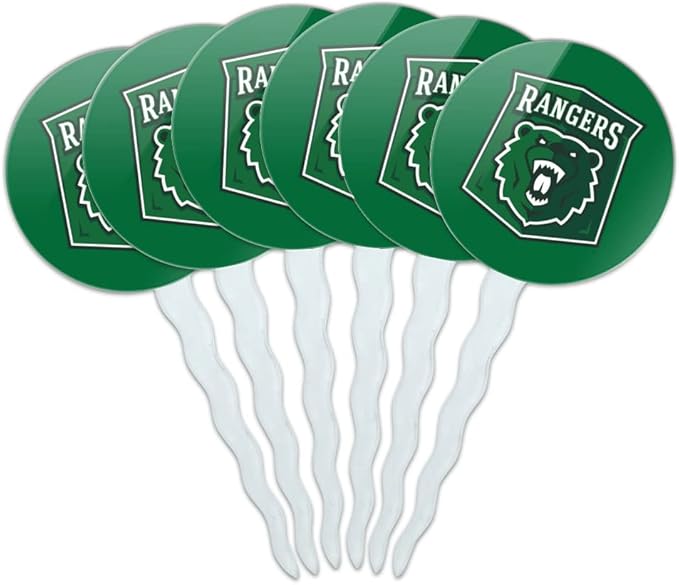 University of Wisconsin - Parkside Primary Logo Cupcake Picks Toppers Decoration Set of 6