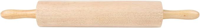 Betolla 13-Inch Wooden Rolling Pin – Hardwood Dough Roller with Smooth Rollers for Baking Bread, Pastry, Cookies, Pizza, Pie & Fondant