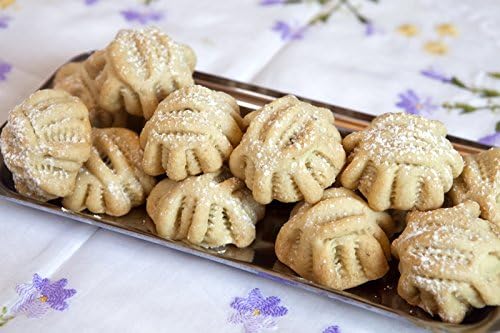 Tredoni 2pcs | 2.4" Pastry Tongs - Maamul Cookie Maker & Service - Dough Scraper Press, Stainless Steel