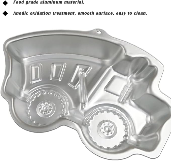 Truck Cake Pan, Car Shaped Birthday Cake Pan, 3D Aluminum Cake Decorating Molds Nonstick Baking Tools