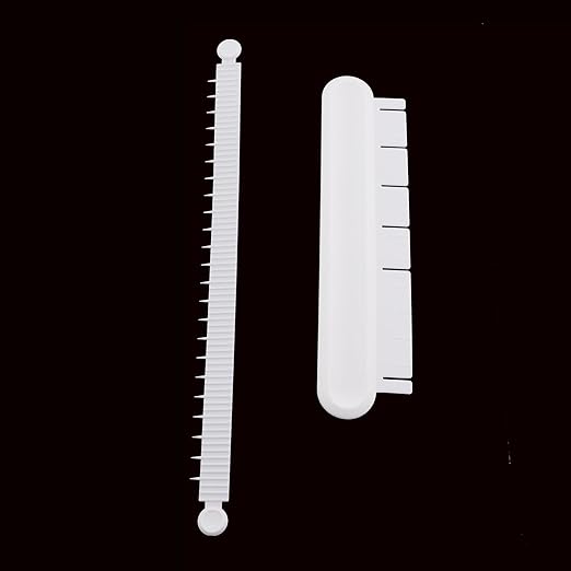 1 Set Plastic Cake Decorating Supplies Curved Ruler Baking Measurement Pastry Dessert Sculpting Tool Suitable for Families Coffee Shop Restaurants