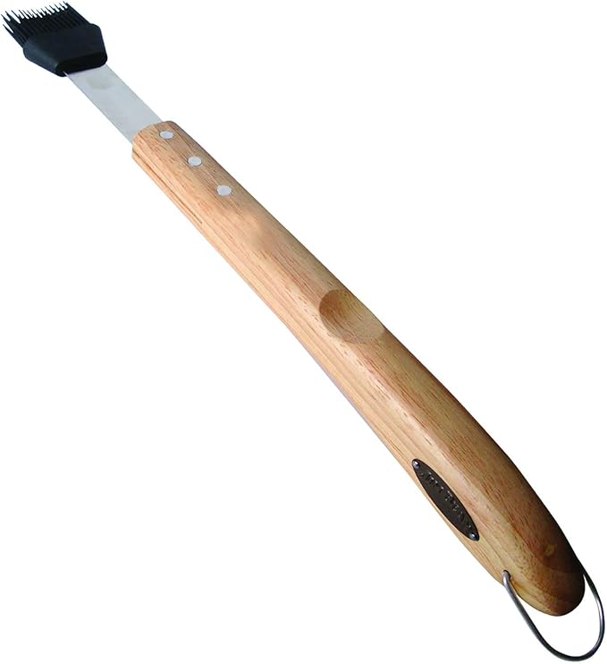Jim Beam JB0140 Wooden Handle Silicone Head Basting Brush