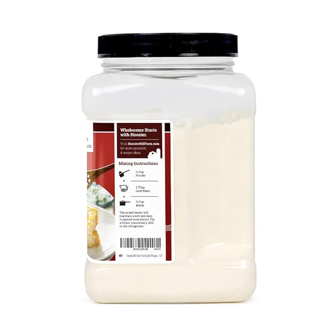 Hoosier Hill Farm Real Butter Powder, 1LB (Pack of 1)