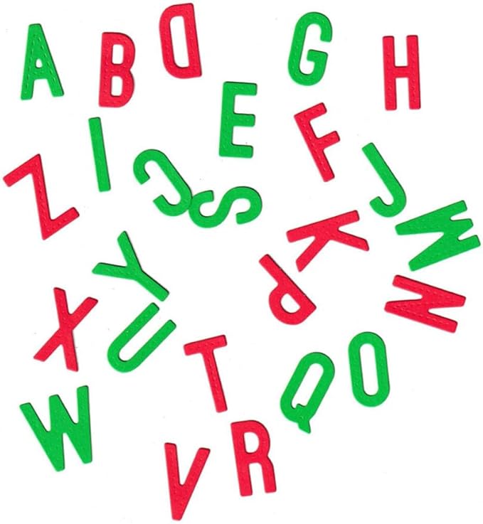 26 Uppercase Alphabet Cutting Dies, 26 Capital Letters Die Cuts Metal Embossing Stencils Template Mould for Card Scrapbooking and DIY Craft Album Paper Card Decor