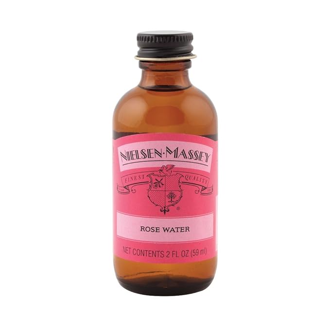 Nielsen-Massey Rose Water for Baking, Cooking and Drinks, 2 Ounce Bottle