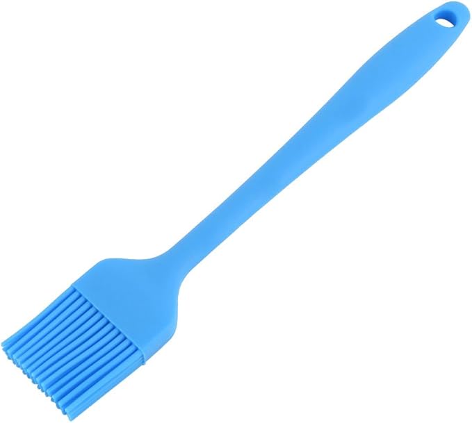 uxcell Silicone Home Kitchenware Cooking Tool Baster Turkey Barbecue Pastry Brush Blue