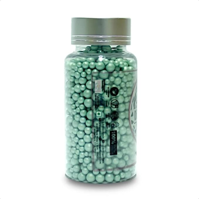 Confect Love Mint Green Pearl Disco Ball Mashups - Decorative Cake Decorating Sprinkles, Edible Sprinkles for Cakes, Cupcakes, and Desserts | Vegan, Gluten-Free, Soy-Free, Dairy-Free, Palm Oil-Free – 4.2 Oz