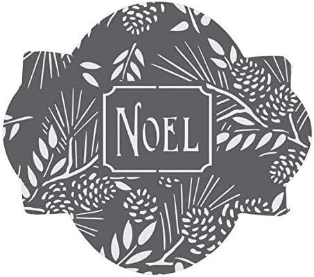 Cookie Stencils by Julia Usher | Noel | Prettier Plaques 5 Stencil Set